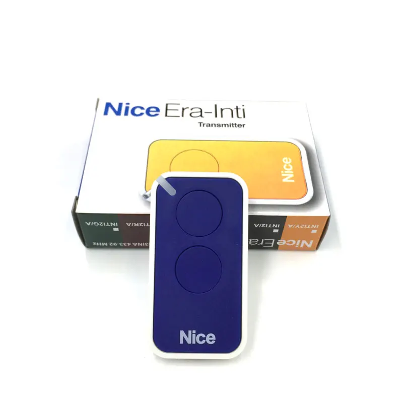

Garage Gate Automatic door Transmitter for NICE era inti 2 button 433.92Mhz 10pieces color random free shipping
