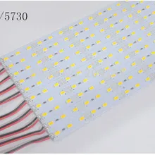 100 шт. 100 см жесткий светодиодный светильник 12 в 1 м 72 led SMD 5630/5730 алюминиевый сплав светодиодный светильник для шкафа