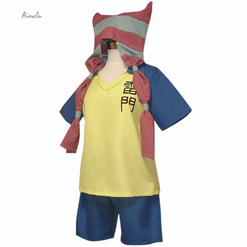 Ainclu бесплатная доставка новый костюм аниме Inazuma Eleven Raimon Школьный на Хэллоуин для