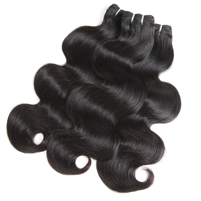 Ali queen hair, бразильские волосы для молодых девушек, 10А, волнистые волосы для наращивания, человеческие волосы, 3 пучка, 10-28 дюймовые натуральные волосы