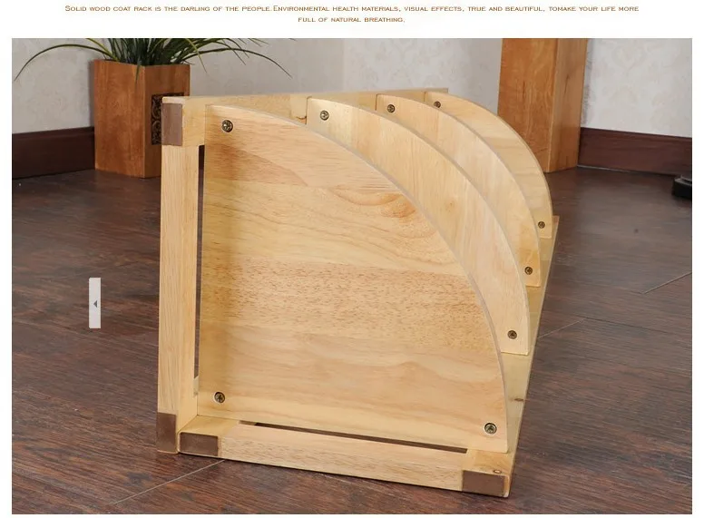 etagere d'angle bois massif