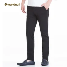 Мужские эластичные штаны для бега, с завязками, тонкие, длинные, мужские брюки размера плюс, Новое поступление, модная одежда