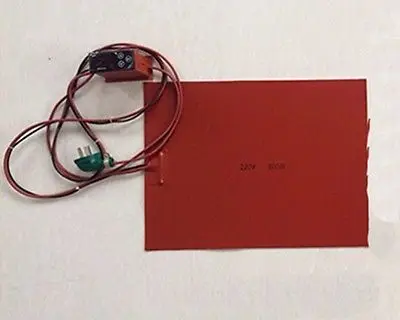 

250x300mm 300W 220V Silicon heater LCD Screen Separator with Digital thermostat Electrical Wires