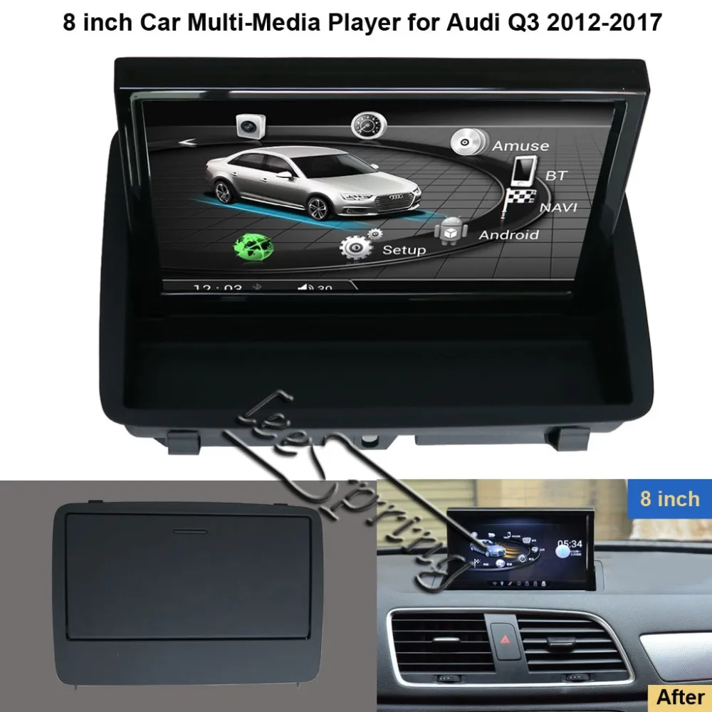 8 inch Android 6 0 Car Multimedia Player for Audi Q3 2012 2017 with GPS Navigation