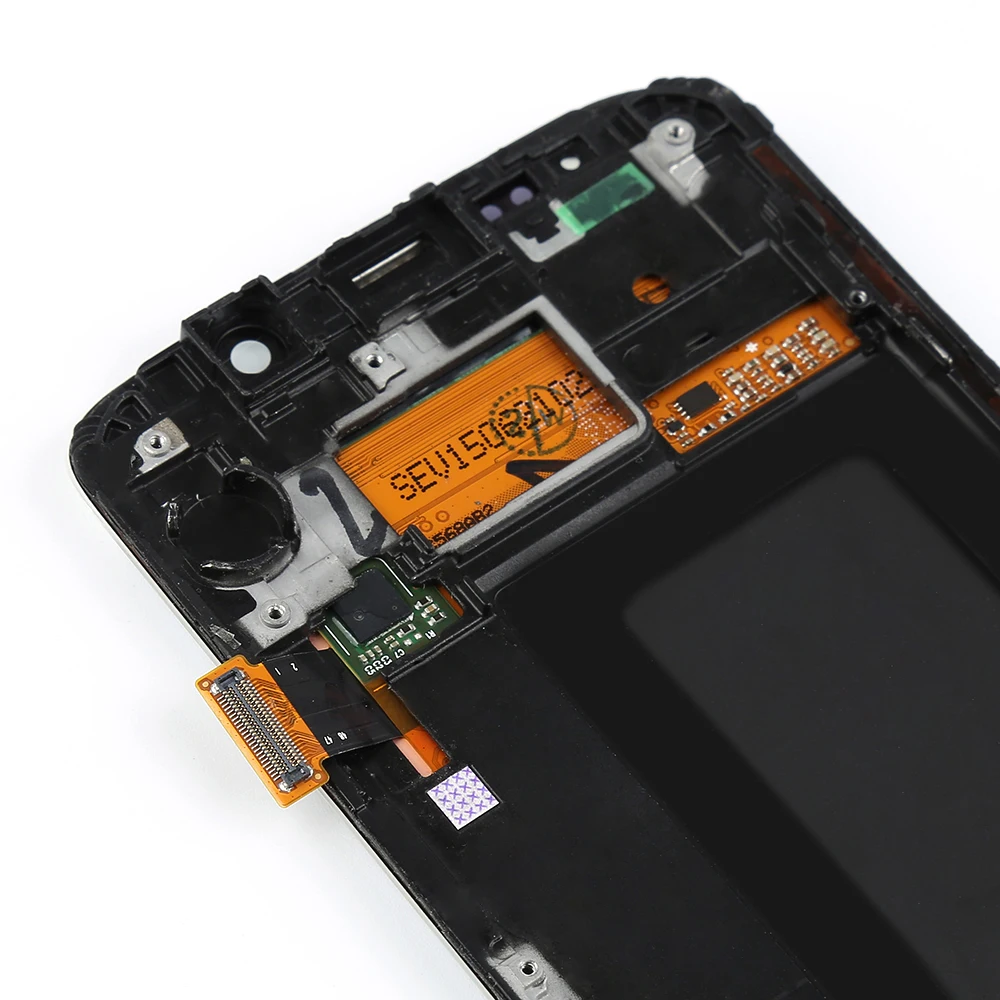 S6 edge ЖК-дисплей для Samsung Galaxy s6 Edge G925T G925A G925V ЖК-дисплей Дисплей Сенсорный экран дигитайзер рамка в сборе запасные Запчасти