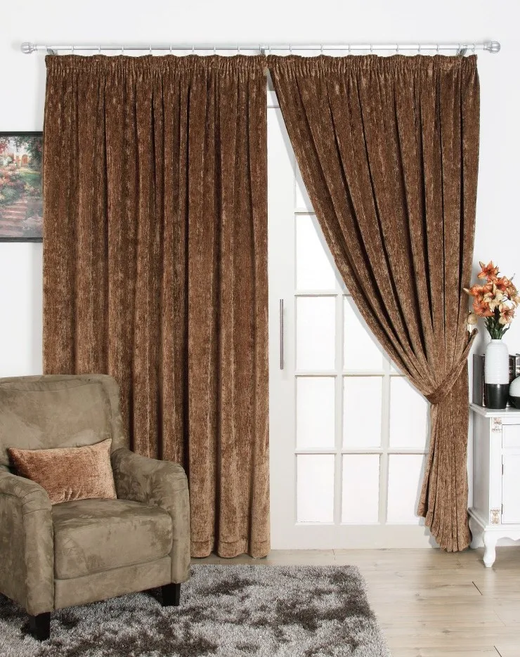 new arrival chenille curtain wholesale warmly home coffee curtainin