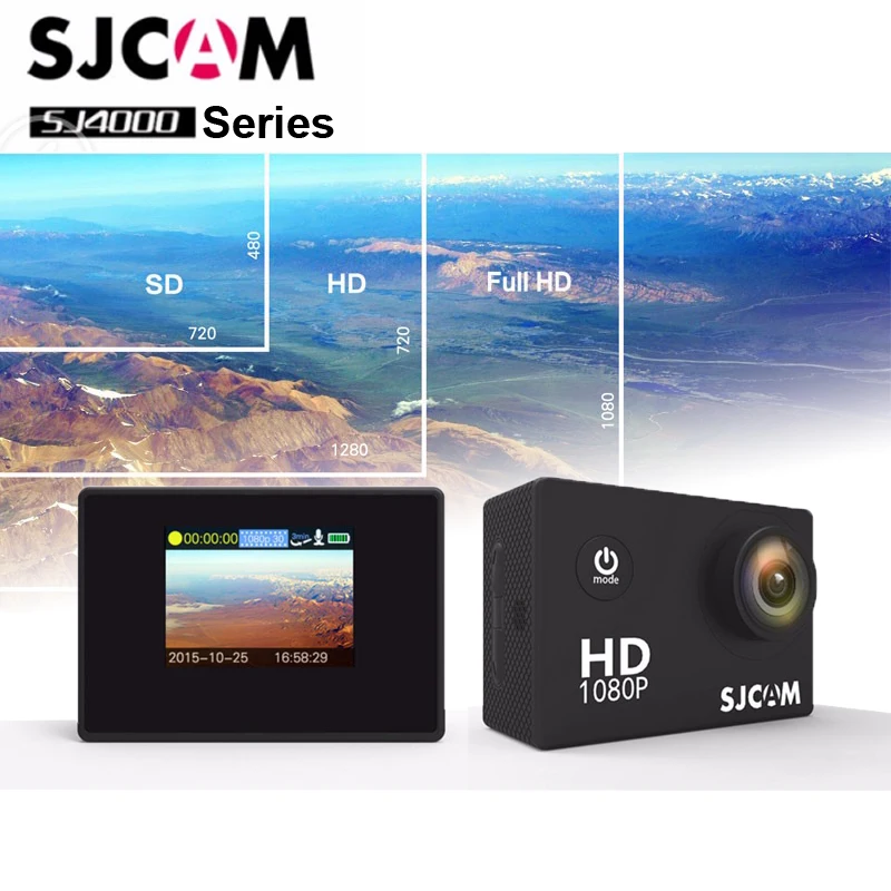 

SJCAM SJ4000 Series 1080P 2.0 LCD Full HD Action Camera SJ4000/ SJ4000AIR/ SJ4000 WIFI 30M Waterproof Sport Camera/DV