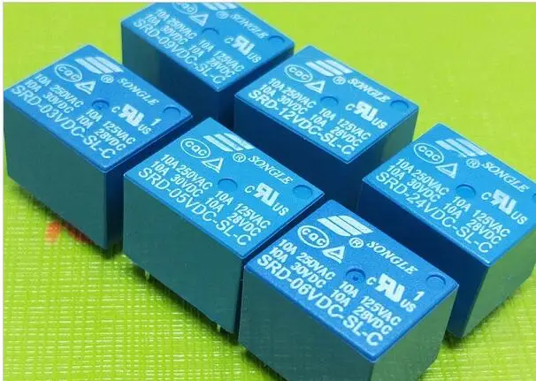 

50pcs/lot SRD-05VDC-SL-C SRD-12VDC-SL-C SRD-24VDC-SL-C SRD-48VDC-SL-C 5V