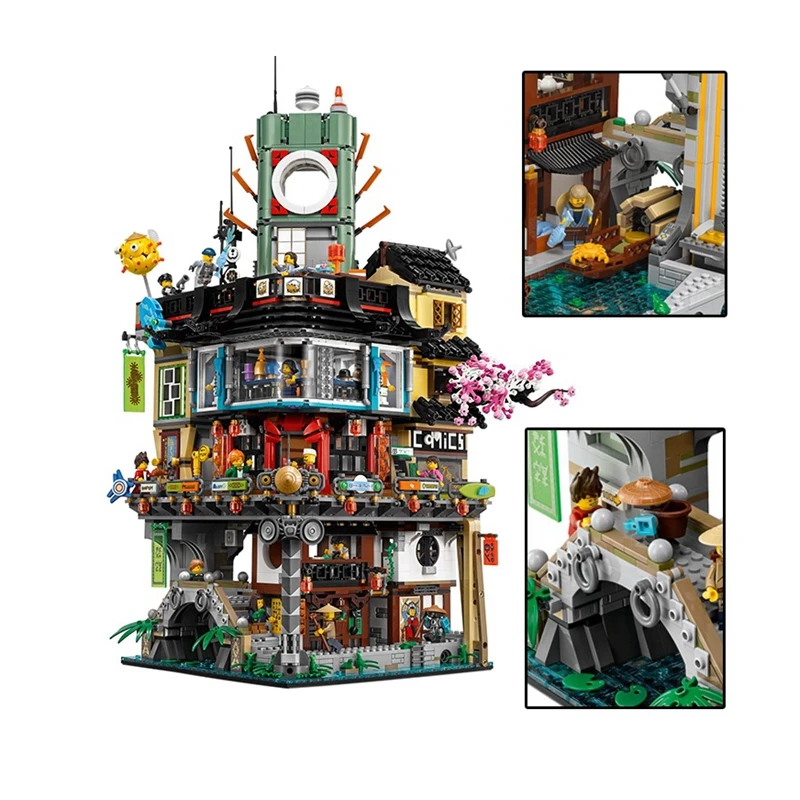 

DHL Lepin 06066 4953pcs Ninjago City Masters of Spinjitzu Legoing Building Blocks Bricks Toys Educational Toys As Birthday Gifts