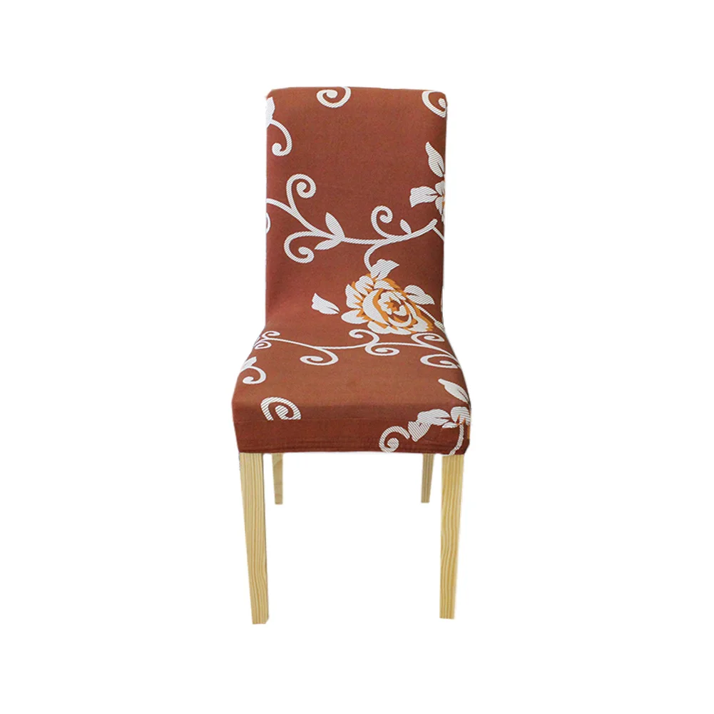 Meijuner чехол для кресла спандекс стрейч чехлы для стульев с печатным рисунком протектор для стула чехол для дома отеля WeddingY384 - Цвет: color10