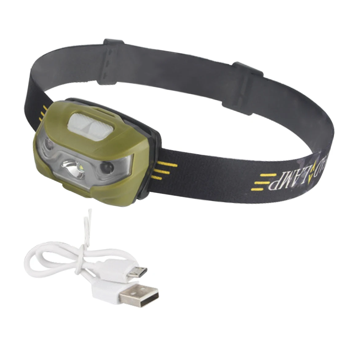 Headlamp LED Rechargeable Running Headlamps USB 5W Headlight Perfect