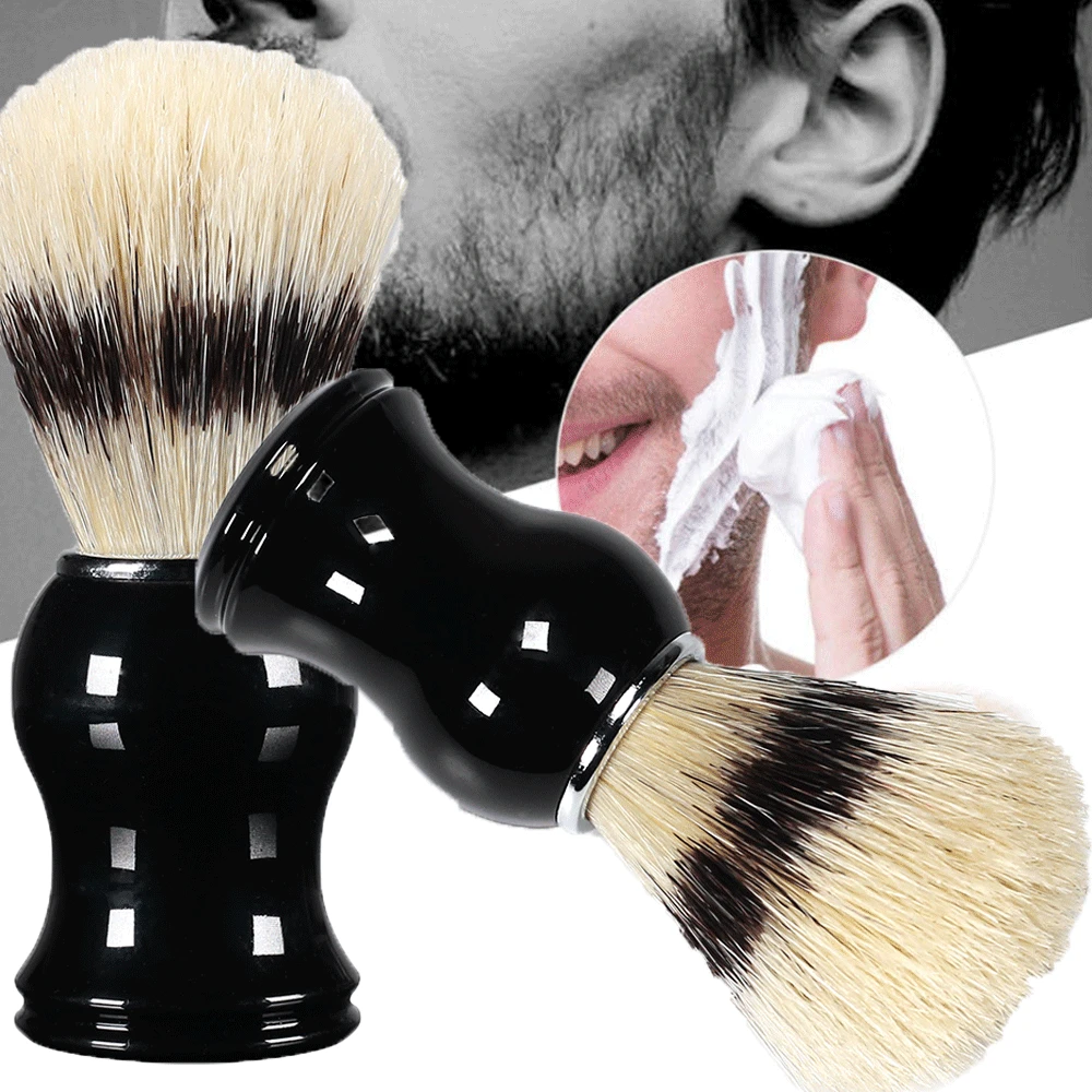 Мужская бритвенная щетка для бритья Лучший Барсук для бритья волос с деревянной ручкой бритва парикмахерский инструмент