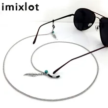 IMIXLOT, металлический ремешок на шею, цепочка, очки для чтения, солнцезащитные очки, держатель для очков, ожерелье, ремешок, повседневная Веревка для очков