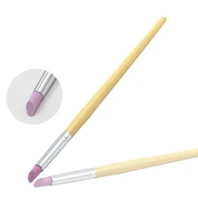 Розовый черный Ручка кварцевый инструмент для удаления кутикулы 1 шт. дизайн ногтей белый желтый ручка толкатель из камня пилка маникюрные инструменты кутикулы толкатель