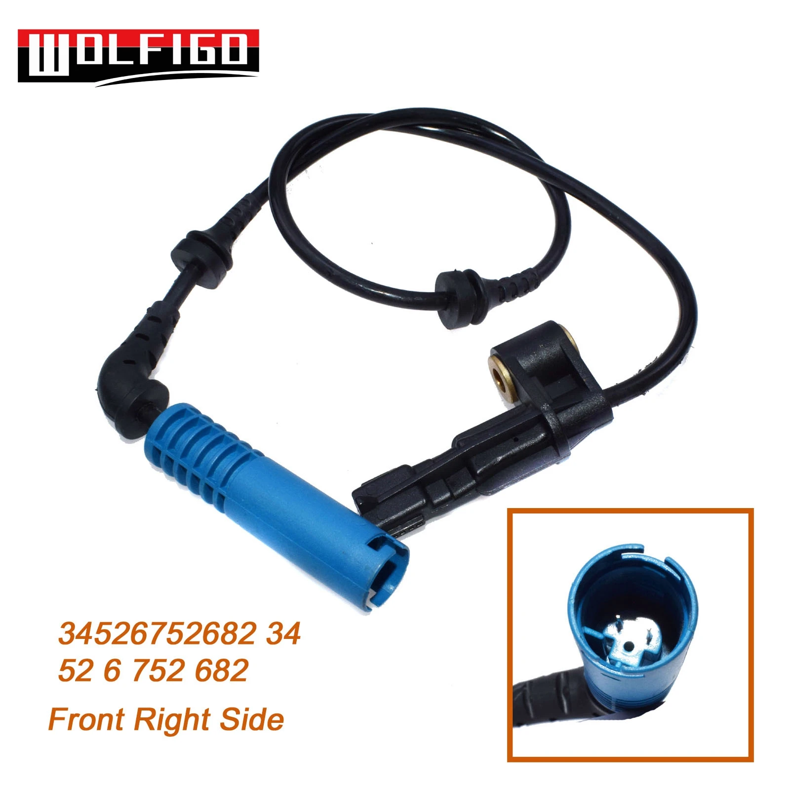 Датчик скорости WOLFIGO ABS для BMW E46 E85 320i 323i 325i 328i 1998 2005 34526752682 34 52 6 752 682|Датчик скорости|