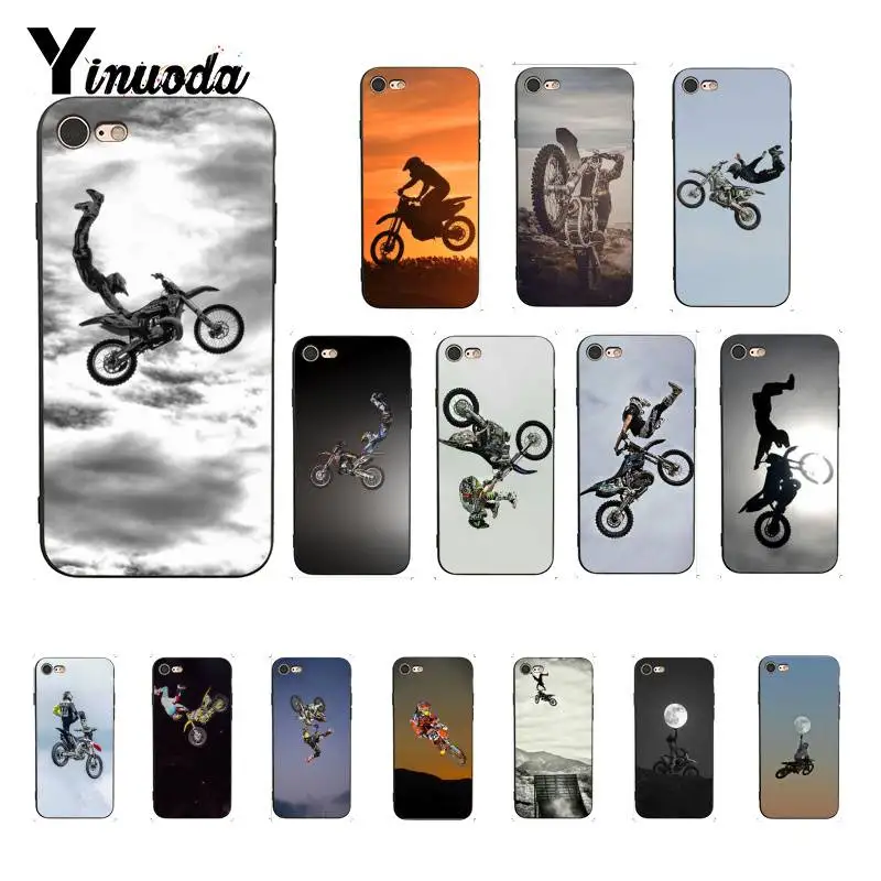 Yinuoda Moto Cross спортивный милый чехол для телефона iPhone 8 7 6 6S 6Plus 5 5S SE XR X XS MAX Shell 11 pro max |