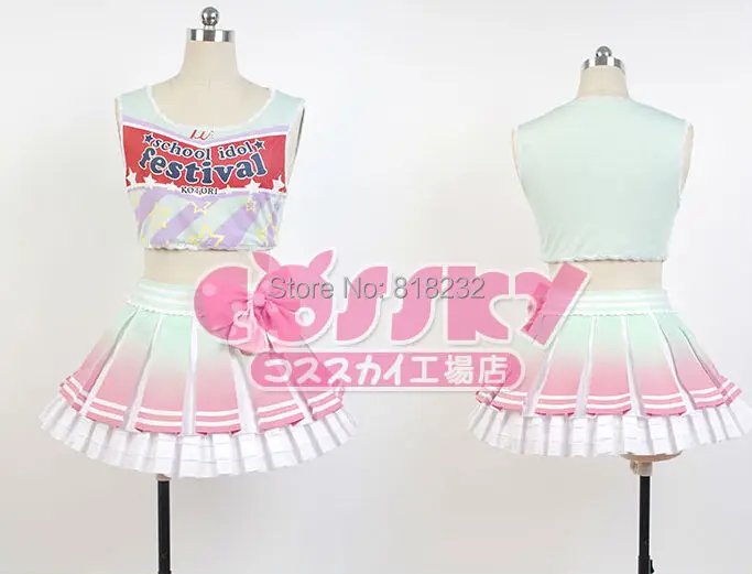 Lovelive الحب لايف مينامي Kotori المشجع المحملة اللباس موحدة الزي تأثيري ازياء