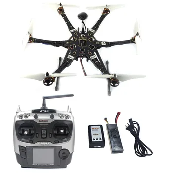 

Assembled HMF S550 F550 Frame Kit with Landing Gear & APM 2.8 Flight Controller GPS Compass AT9S Transmitter Receiver No Gimbal