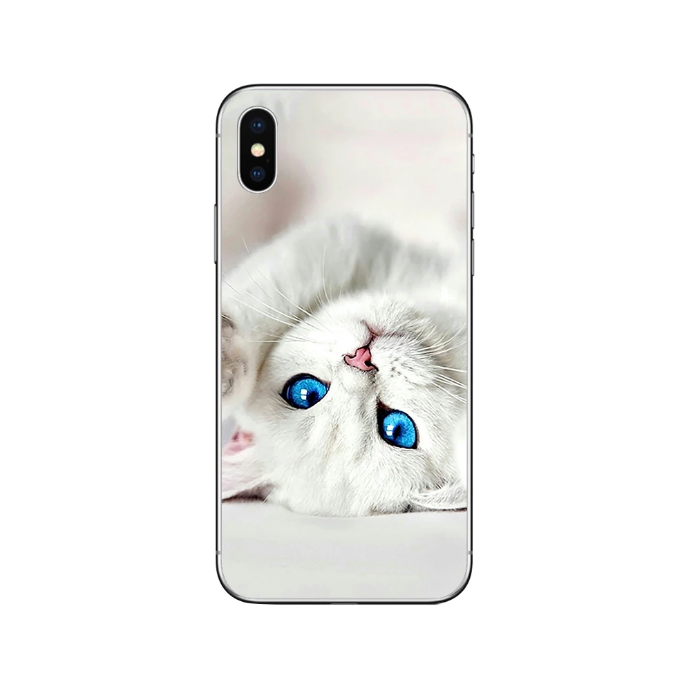 Чехлы для телефонов ciciber с милым котом котенком для iPhone 11 Pro XR X XS MAX Funda Coque для Iphone 7 8 5S 6 6S Plus SE Мягкий ТПУ чехол Капа - Цвет: Patterned 13