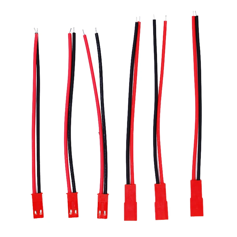 

20 Pairs 100mm Connector JST Cable Plug Line Male+Female For RC BEC Lipo Battery 20%off