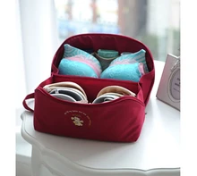 

Women underwear travel storage bag portable bra organizer bags brand quality lingerie fashion cosmetic makeup toiletry wash case