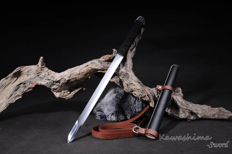 Охотничий нож тактический меч 1060 высокая сталь двойные edgeds ножны с ремешком