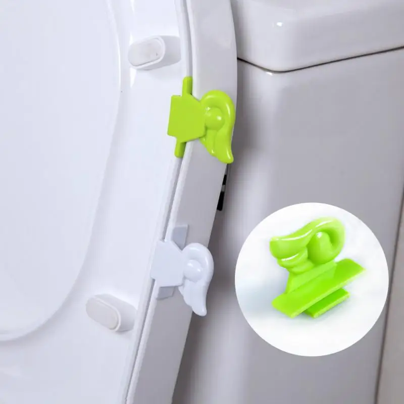 

Durable Cute Wing Bathroom Accessories Toilet Cover Lifter Smooth 2 Colors