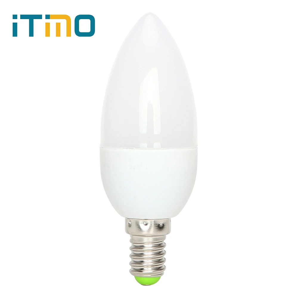 High Brightness LED Bulbs Lampada E14 Crystal Lamp LED Candle Light AC