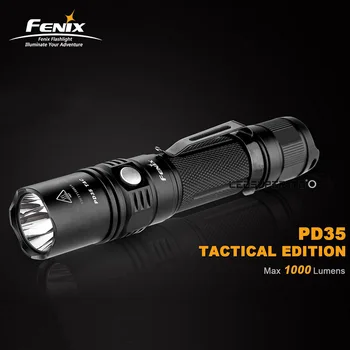 

Rifle Light FENIX PD35 TAC / Tactical Edition 1000 Lumens LED Hunting Flashlight with 2-year Warranty