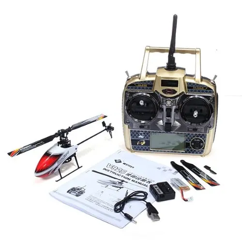 WLtoys 6ch v966 Drone 3D Открытый Flybarless вертолет одним лезвием гироскопа ЖК-дисплей 6 оси Мощность Star X1 Quadcopter