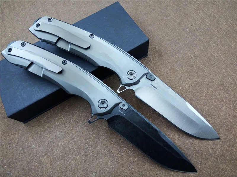 Folding knife VenomII 9cr18 blade G10+steel handle utility knife hunting outdoor camping survival portable EDC knives