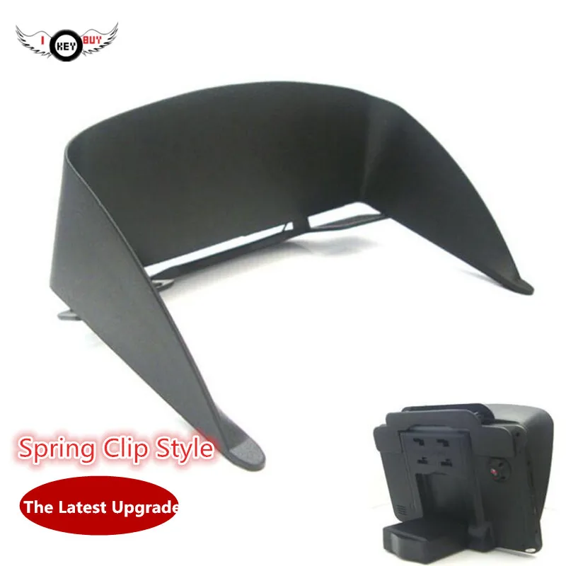 

Latest Upgrade 7-Inch Spring Clip Style Car GPS Navigator Sun Visor Sunshade Navigation Accessories GPS Screen Visor Hood Block