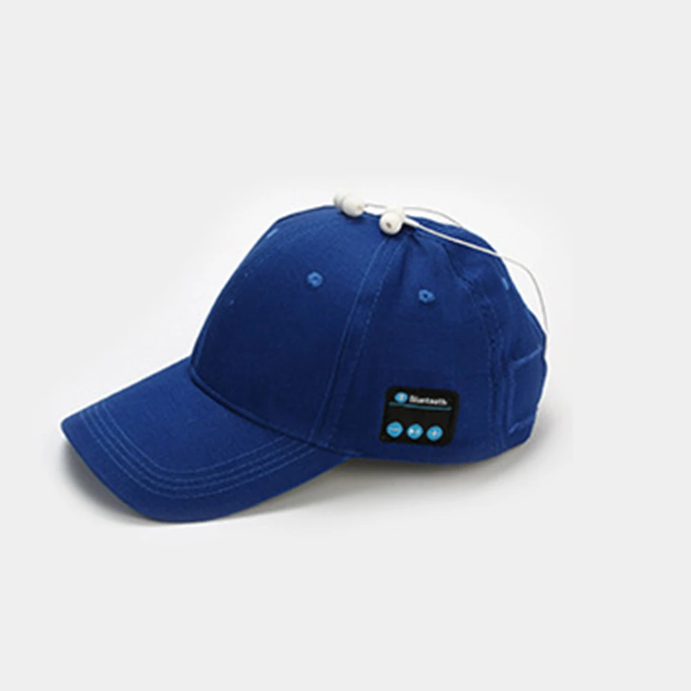 Мужская/Женская Зимняя кепка Беспроводная полиэфирная шляпа Bluetooth 4,0 наушники динамик с микрофоном гарнитура Спорт Хип-хоп черная EDR