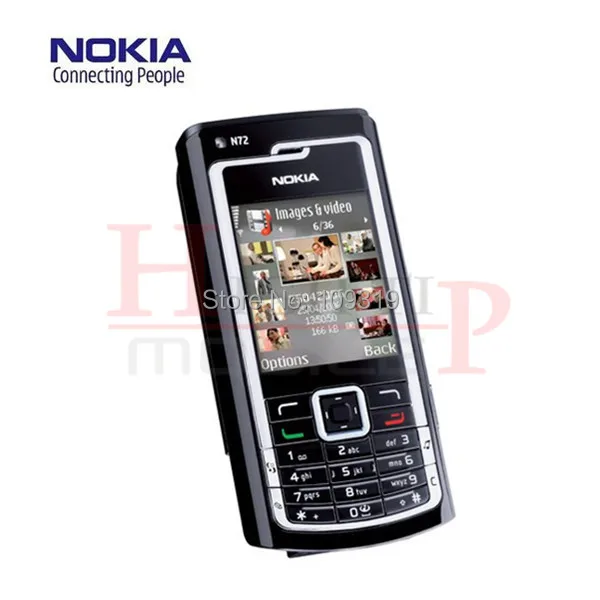 Обновленные оригинальные мобильные телефоны Nokia N72 FM радио 2 Мп Bluetooth Jave