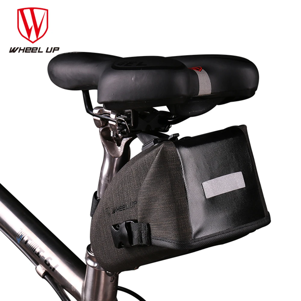 

WHEEL UP Reflective Waterproof Tube MTB Mountain Road Bicycle Bag Cycling Saddle Frame Bag Seat Bag For Bike Cycling Accessories