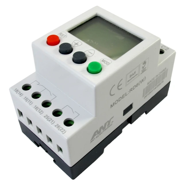 Digital over current relay, under/overvoltage protection relay, three