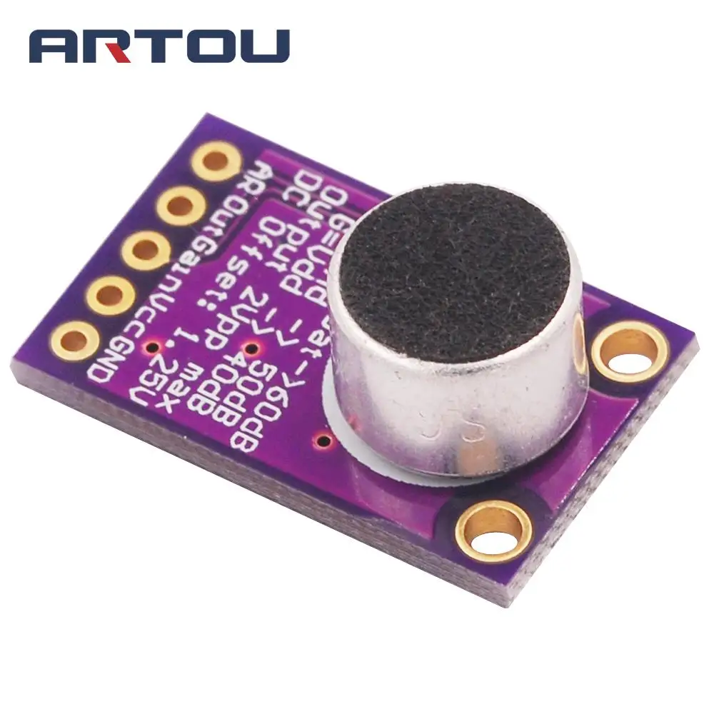 MAX9814 Mikrofon AGC Verstärker Bord Modul Auto Gain Control für Arduino Programmierbare Angriff und Release Verhältnis Low THD MAX9814 Mikrofon AGC Verstärker Bord Modul Auto Gain Control für Arduino Programmierbare Angriff und Release Verhältnis Low THD