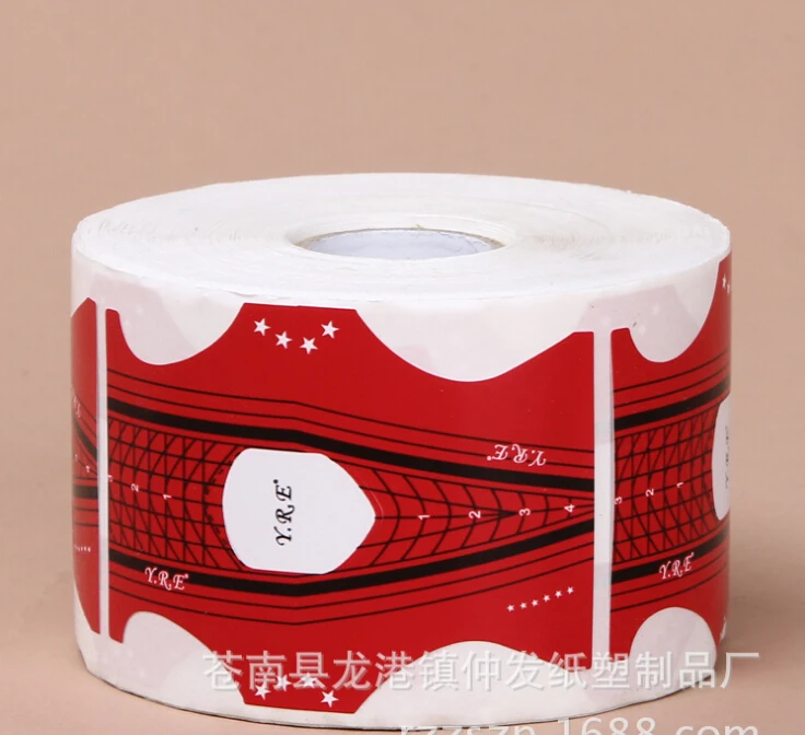 

300pcs/Roll 2in1 standard and Stiletto nail forms Tip Sculpting Acrylic UV Gel *MADE IN China*, Free shipping