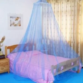 

New Arrival Solid Elegant Round Lace Bed Canopy Netting Curtain Dome Mosquito Net House Bedding Decor Summer Product