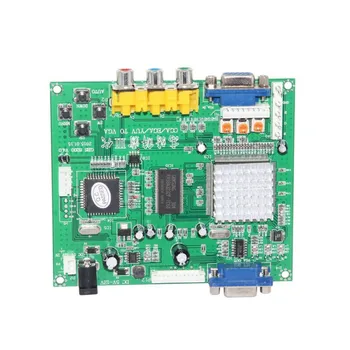 

GBS8200/HD9800 RCA to VGA Converter Board Advanced Video Decoding Device RGB CGA EGA YUV to VGA HD Video Converter Board Moudle