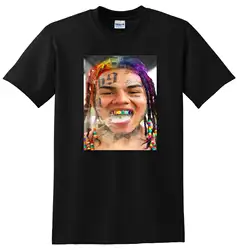 TEKASHI 69 футболка Нью-Йорк, S-3XL Новая мода Мужская футболка с коротким рукавом хлопковые футболки Лидер продаж дешевые мужские