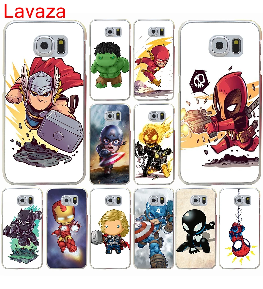 

Marvel The Avengers Hero Cover Hard Transparent for Galaxy S3 S4 S5 & Mini S6 S7 edge S6 Edge Plus