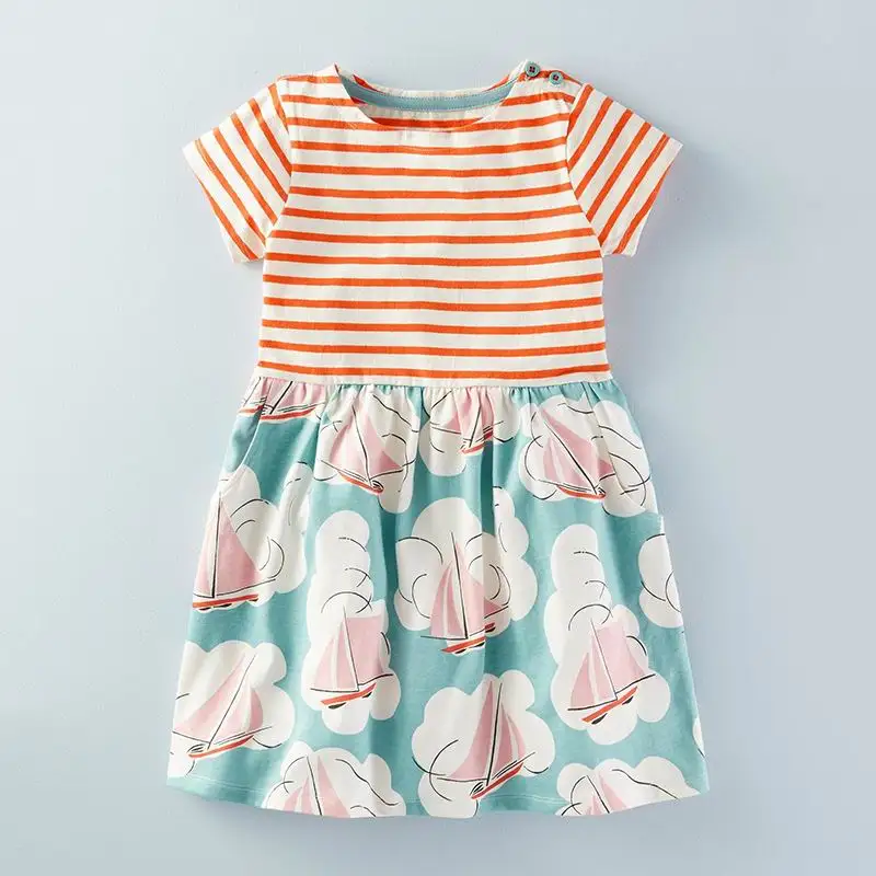 Little maven 1 6Year Baby Girls Brand Dress Clothes For Summer Children ...