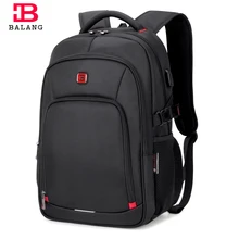 Бренд BALANG мужской рюкзак для ноутбука Мужская Дорожная сумка через плечо подростковые школьные Водонепроницаемые рюкзаки бизнес дорожные сумки