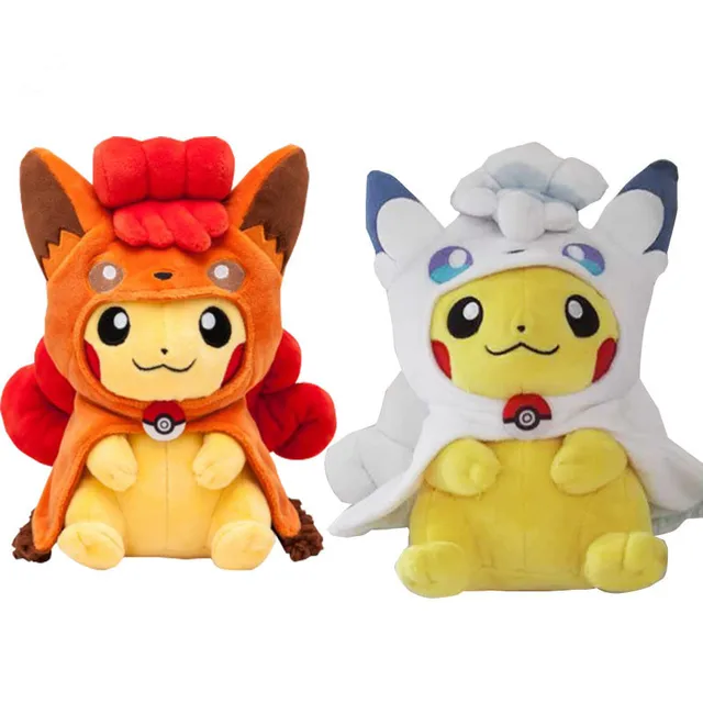 pikachu vulpix plush