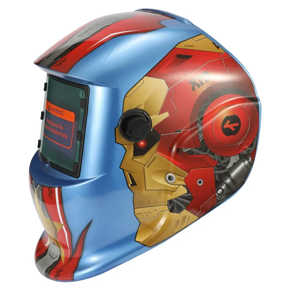 

Solar Energy Automatic Changing Light Welding Mask Dimming Welding Cap with 2pcs Arc Sensors