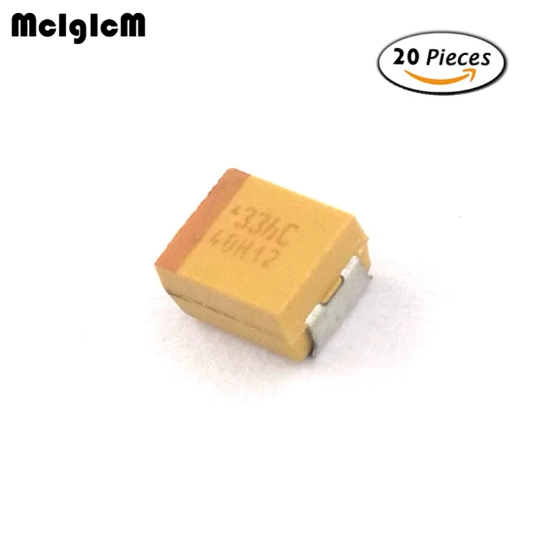 MCIGICM 20 штук B 3528 33 мкФ 16 V наземный танталовый конденсатор
