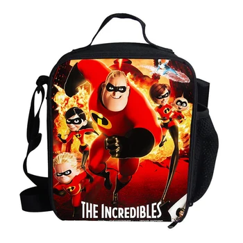 

Popular Cartoon Film The Incredibles For Kids Lunch Super Dad/Mom/Kids Lunch Bag Thermal Insulated For Children School