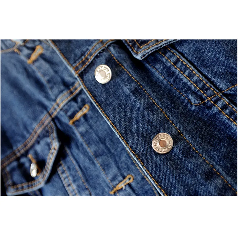 remarkable  Spring Fashion Pearl Denim Jacket Women Vintage Plus Size Beading Star Short Jean Jackets Harajuku 