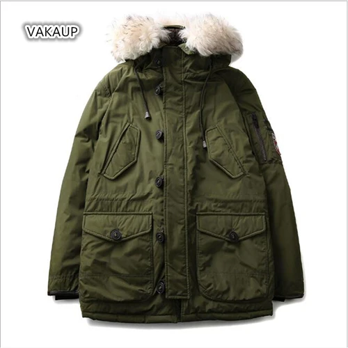 Young Mens Winter Warm Coat Long Style Windbrea Jacket Couple